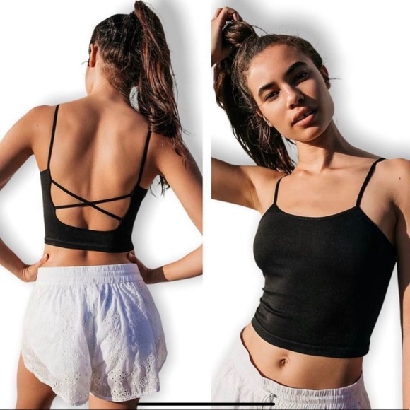 NEW Free People Movement Strappy Back Tighten Up Tank - Picture 1 of 12